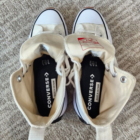 Converse Run Star Hike Platform Canvas white size 6.5 men 8 women - Picture 7 of 9